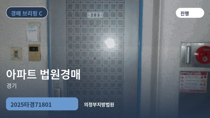 경기 아파트 법원경매 | 2025타경71801